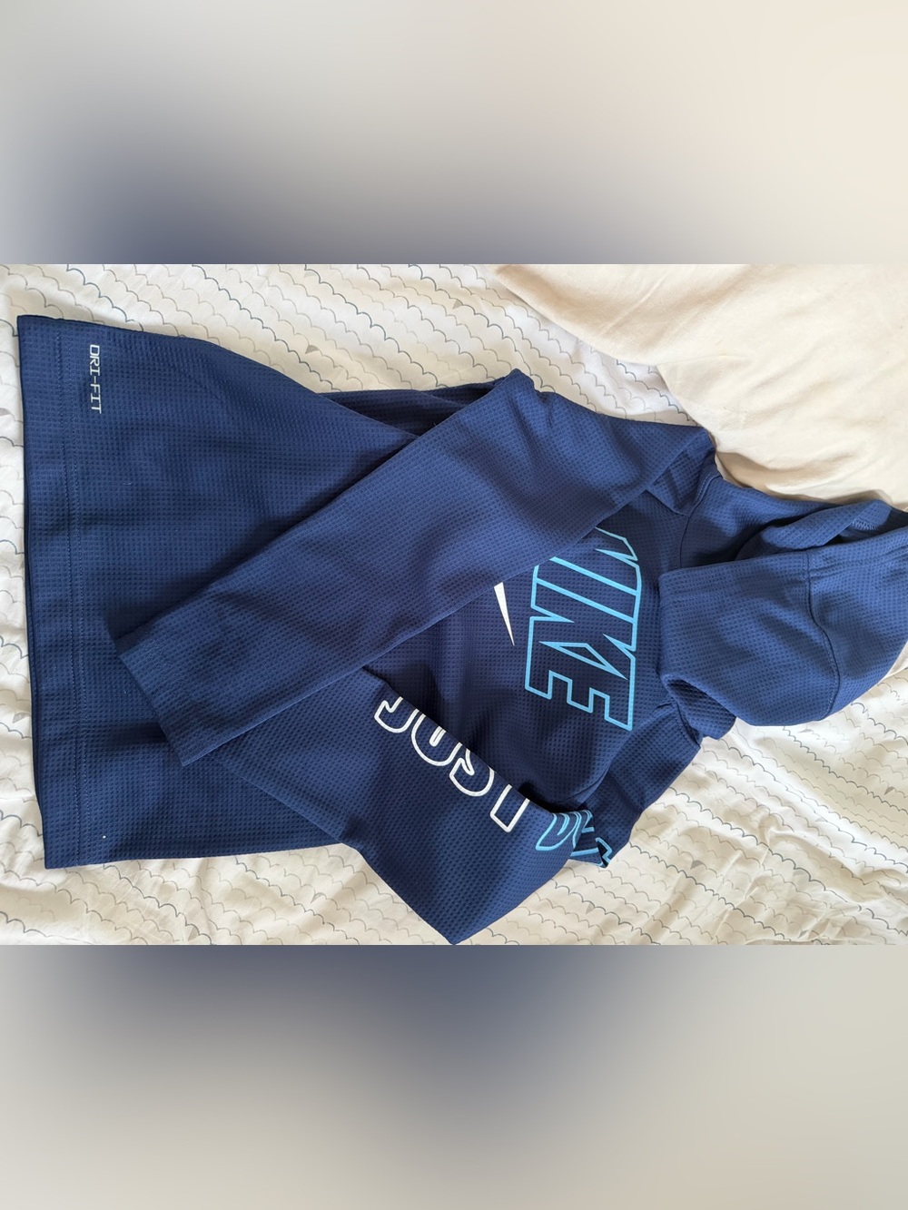 Nike Dri-FIT Dark Blue Athletic Pullover